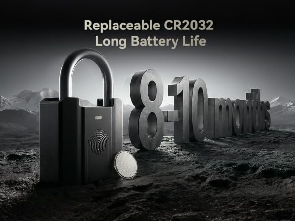 Replaceable CR2032, Long Battery Life