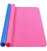 Silicone Mat, IKOCO 15.7"x 11.8" Silicone Craft Mat for Playdough A3 Large Art Mat Nonstick Silic...