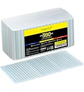 Magicfly Mini Hot Glue Gun Sticks, Huge Pack of 300, 4" Long and 0.27" Diameter Hot Melt Glue Sti...