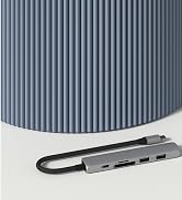 Satechi 6 in 1 USB C Hub Multiport Adapter with HDMI 4K@60Hz, 100W PD Charging, 2X USB-A Data Por...