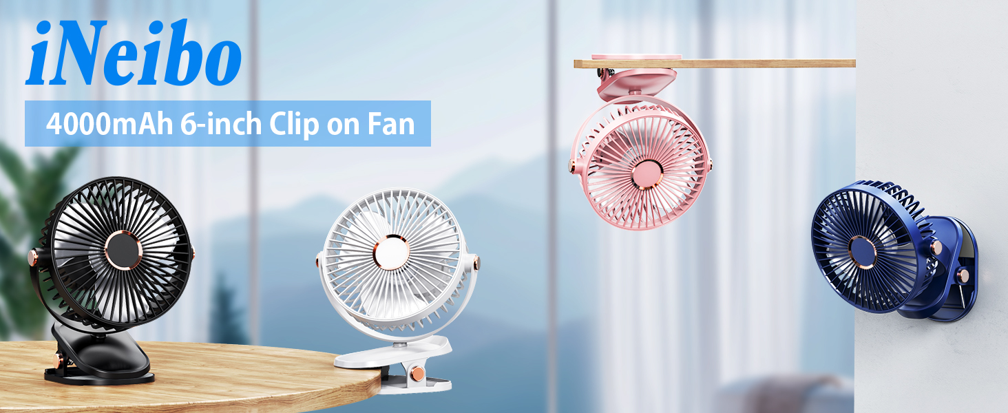rechargeable fan clip on fan rechargeable fan portable battery fans portable car