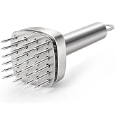 Aliglow 304 Stainless Steel Meat Tenderizer Needle Meat Hammer Mallet Tool Pounder For Tenderizin...