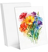 30 Sheets Cold Press Watercolor Paper 8.5x11 Inch, 140lb/300GSM Heavyweight Natural Cotton Artist...