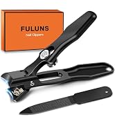 Nail Clippers for Men Thick Nails,Sturdy Sharp Heavy Duty Toe Nail Clippers for Seniors with Safe...