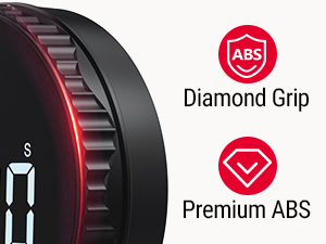Durable ABS with Diamond Grip