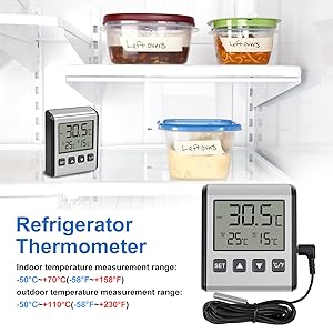 Fridge Refrigerator Thermometer Freezer Thermometer