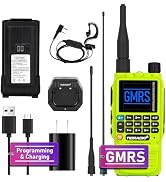 TIDRADIO TD-H3 GMRS Radio Two Way Radio Multi-Band Receiving,USB-C Programming & Charging,2500mAh...