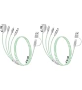 2 Pack Charging Cable for Apple Watch Charger/Samsung/iPhone Charger,Car/Office/Camping/Travel Es...