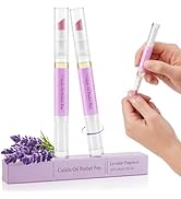 2 in 1 Cuticle Remover Pen for Nails,Ceramic Cuticle Oil Pusher Pen for Hangnails, Dry & Damaged ...