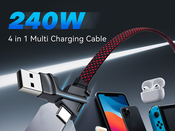 4 in 1 charging cable