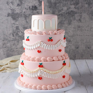 accordion cake stand