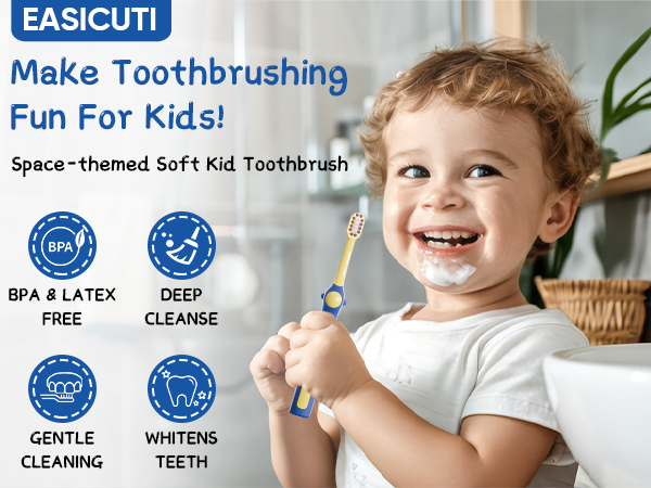 toothbrush for kids,kids toothbrushes 6-12,soft toothbrush,cepillo de dientes para niños