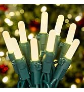 woohaha Clear Christmas Lights 2PACK 50Count 16Feet LED Bulb Mini String Lights for Indoor Xmas T...