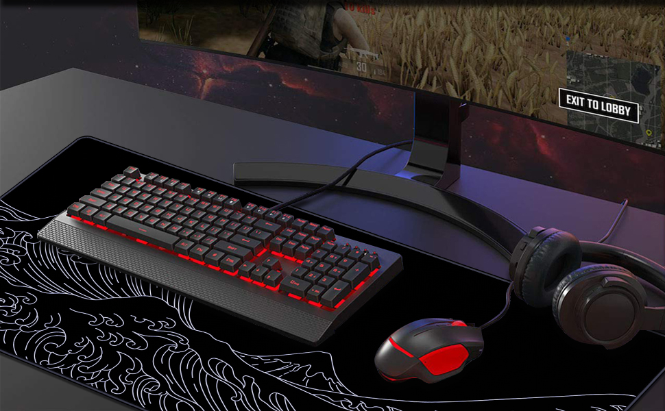 mouse pad mat desk gaming mousepad large xxl xl big extended pc computer accessories keyboard