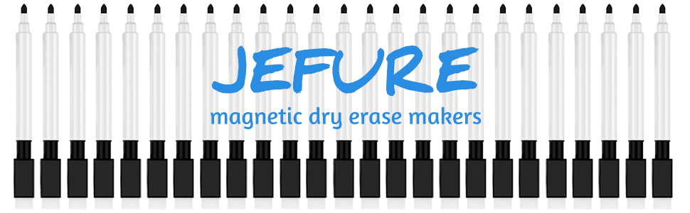 JEFURE magnetic markers black