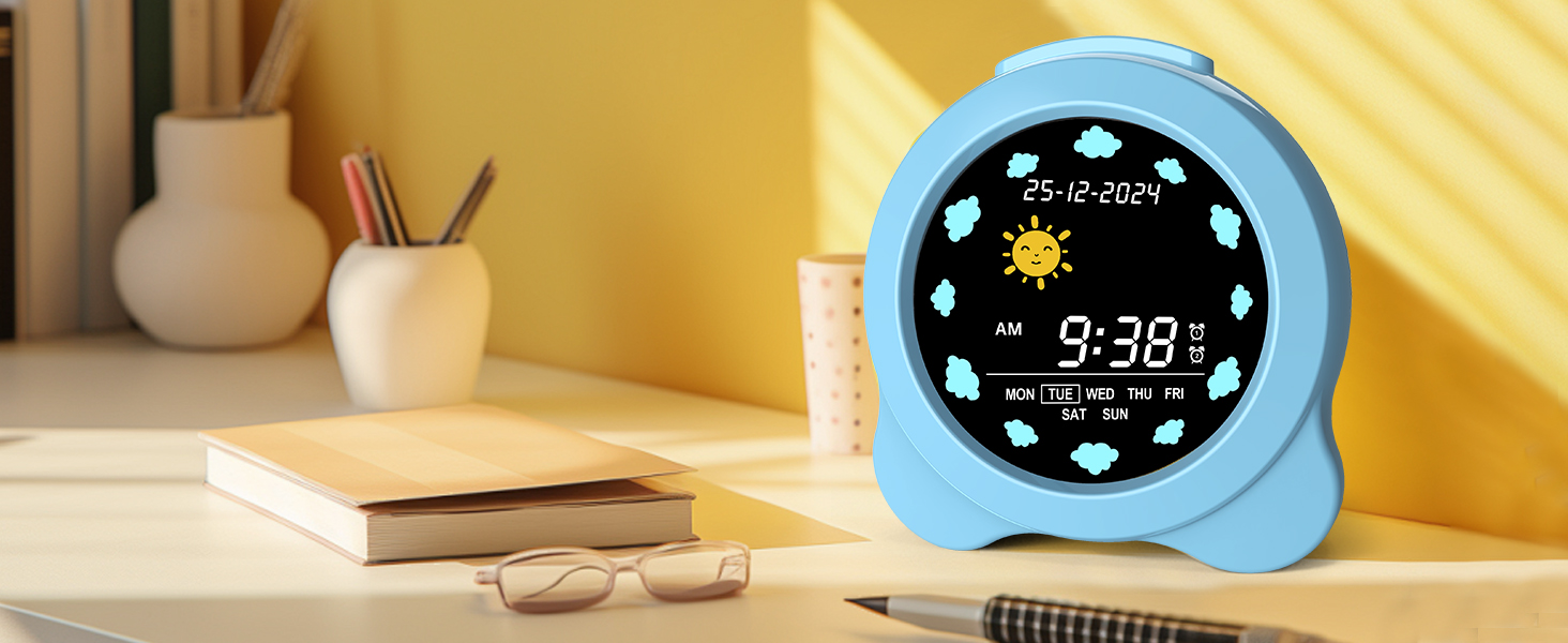 Kids Digital Alarm Clock Colorful