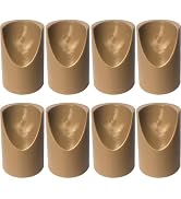 Gluposti Folding Chair V-Tip Stabilizer Caps, 7/8 Inch, Beige, 8 Pack | Folding Chair Replacement...
