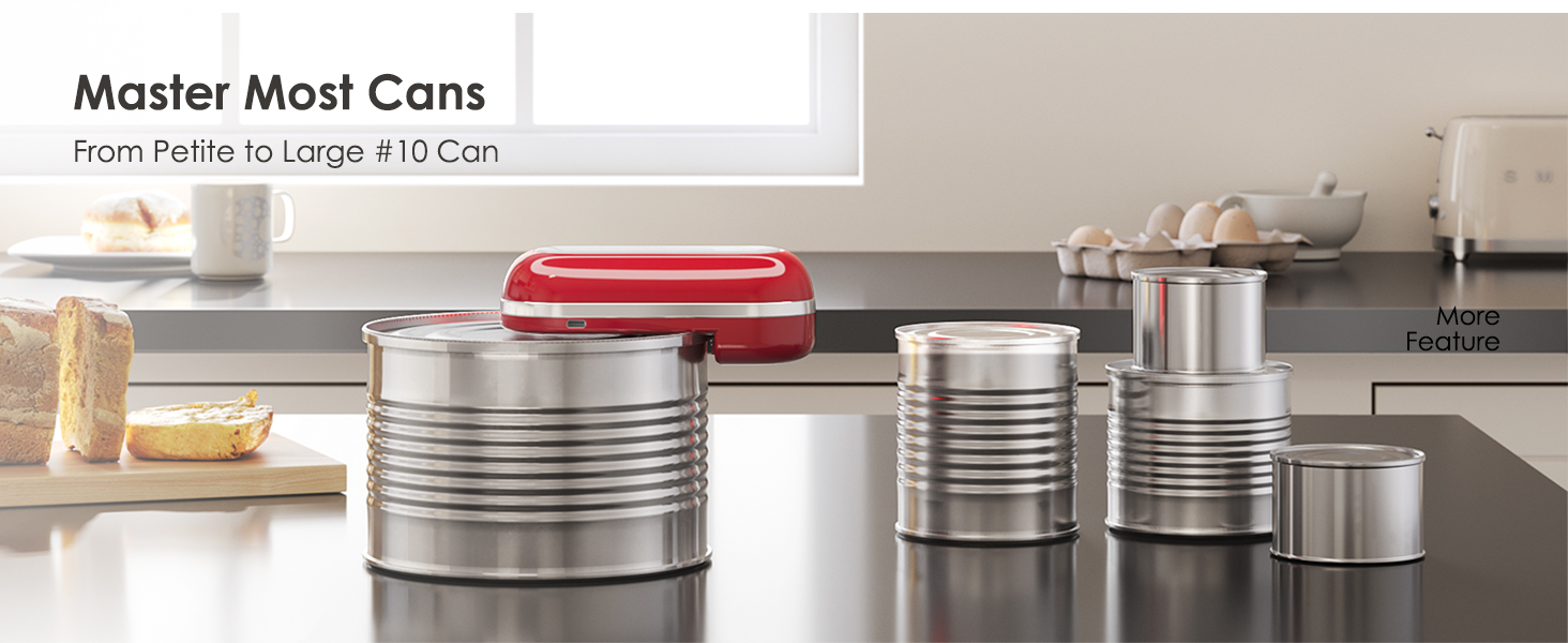 Easily Open Small or Large Tall Cans