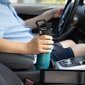 water bottle with straw