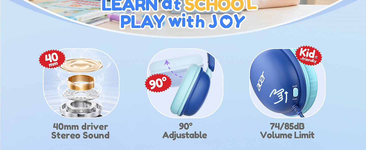 kids headphones with cord