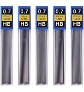 WsjiaboFux 5 Pack Set Mechanical Pencil Leads HB Pencil Refills Fine Point Pencil Lead Refill,Pen...