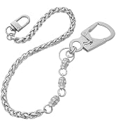 Ahiller Skull Pants Chain for Men,25''Heavy Punk Biker Anti-Theft Wallet Chains for Keys,Jeans,Be...
