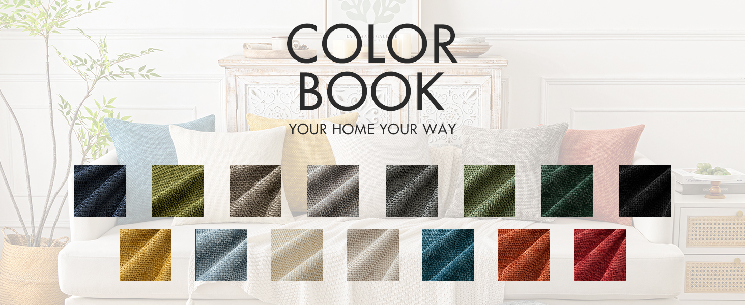 Chenille Pillow Covers