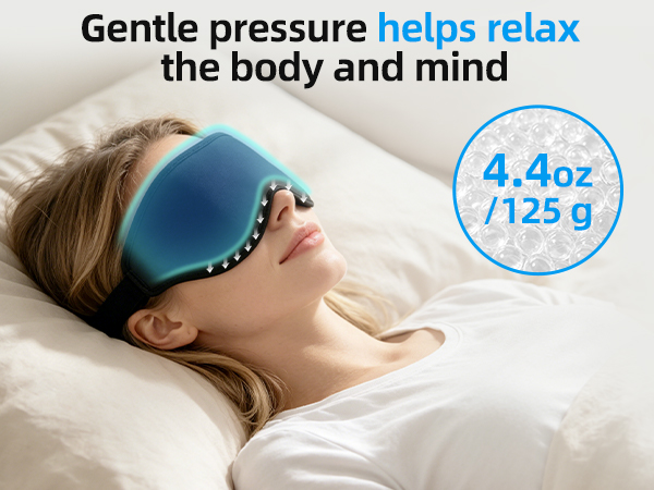 weighted sleep mask