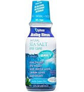 H2Ocean Healing Rinse Natural Sea Salt Mouthwash - Alcohol & Fluoride-Free Oral Care for Sore Thr...