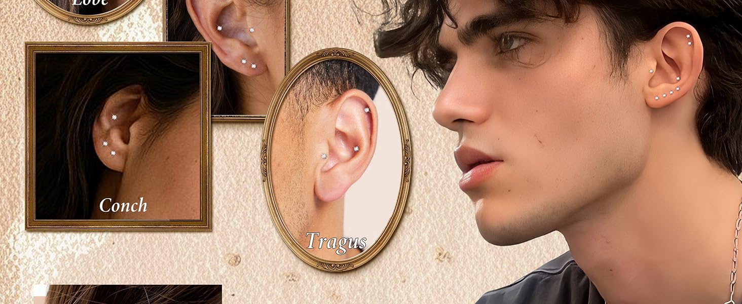earring sets for multiple piercing
