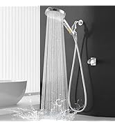 Filtered Shower Head with Handheld, High Pressure 9 Spray Mode Chrome Showerhead with Filters,det...