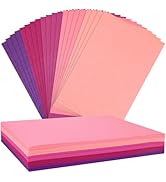 NEBURORA 2mm Thick Felt Sheets for Crafts 20 Pcs Stiff Felt for Crafts, Pink Felt Fabric Sheets P...