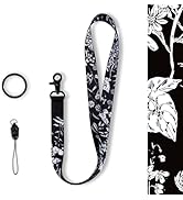 KAMT Key Badge Lanyard, Women Men Phone Neck Strap for Key ID, Cool Cute Cruise Keychain with Rin...