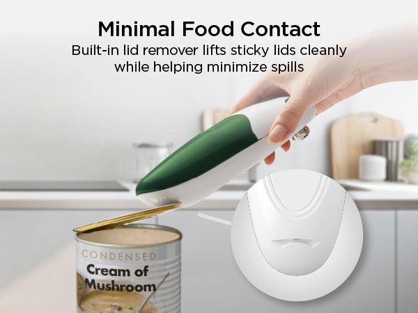 minimal food contact kitchen mama can opener smooth edge small can opener under cabinet can opener