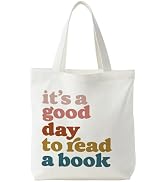 Supwhd Reading Tote Bag, Book Tote Bag, Reading Book Bags for Women
