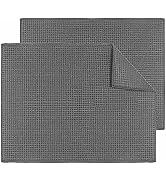 Topsky Microfiber Dish Drying Mat 2 Pack, 20 X 15 Inch Kitchen Counter Mats Reversible Baby Bottl...