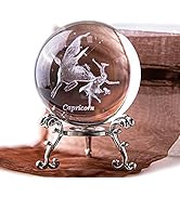 HDCRYSTALGIFTS 3D Laser Constellation Ball Crystal Paperweight Full Sphere Glass Fengshui with Sl...