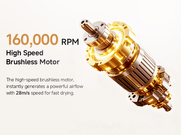 160000 rpm high speed brushless motor