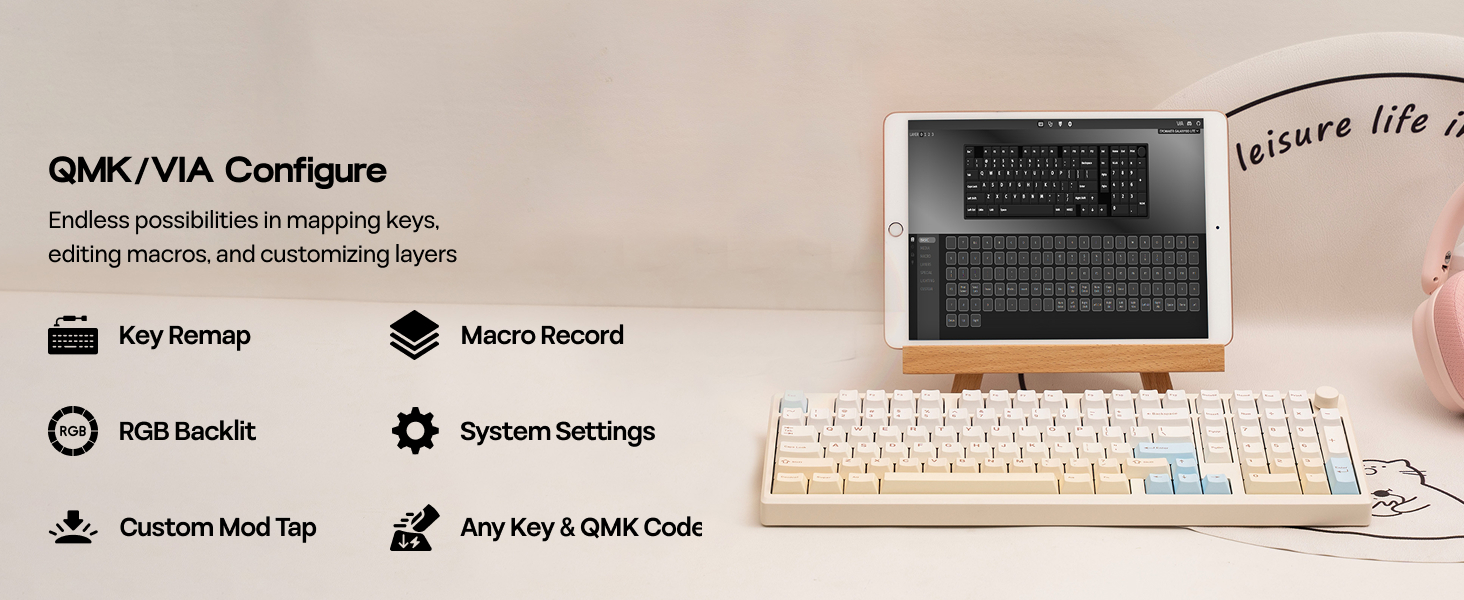 Galaxy100 Lite QMK/VIA Gaming Keyboard