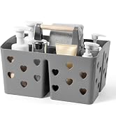 NINU Portable Shower Caddy Plastic Shower Basket Organizer Divided Bathroom Caddy Storage Cleanni...