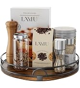 LAMU 12" Lazy Susan Organizer Turntable for Cabinet, Pantry Organizers and Storage, Rotating Orga...