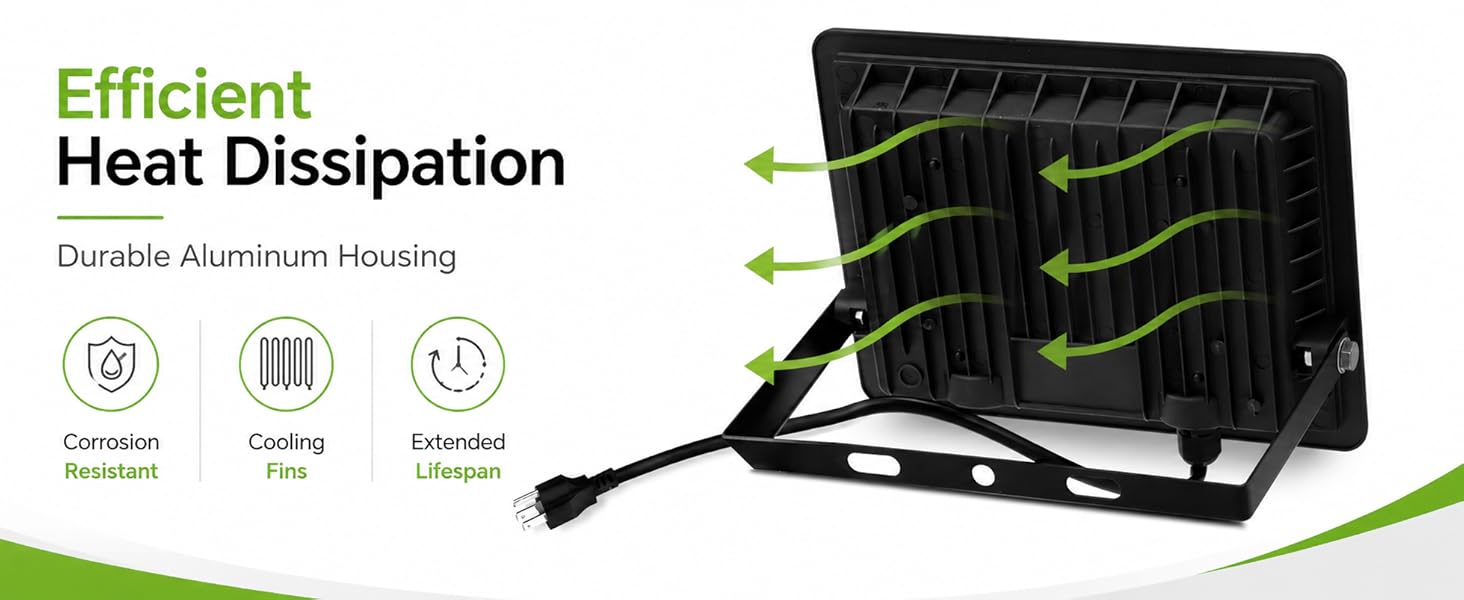 efficient heat dissipation