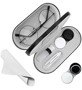 YKuzLx Contact Lens Case and Glasses Case,2 in 1 Portable Contact Case with Mirror Tweezers Remov...