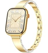 VISOOM Designer Bracelet Compatible with Apple Watch 42/41/40/38mm Bands Women-Metal/Dressy/Thin/...