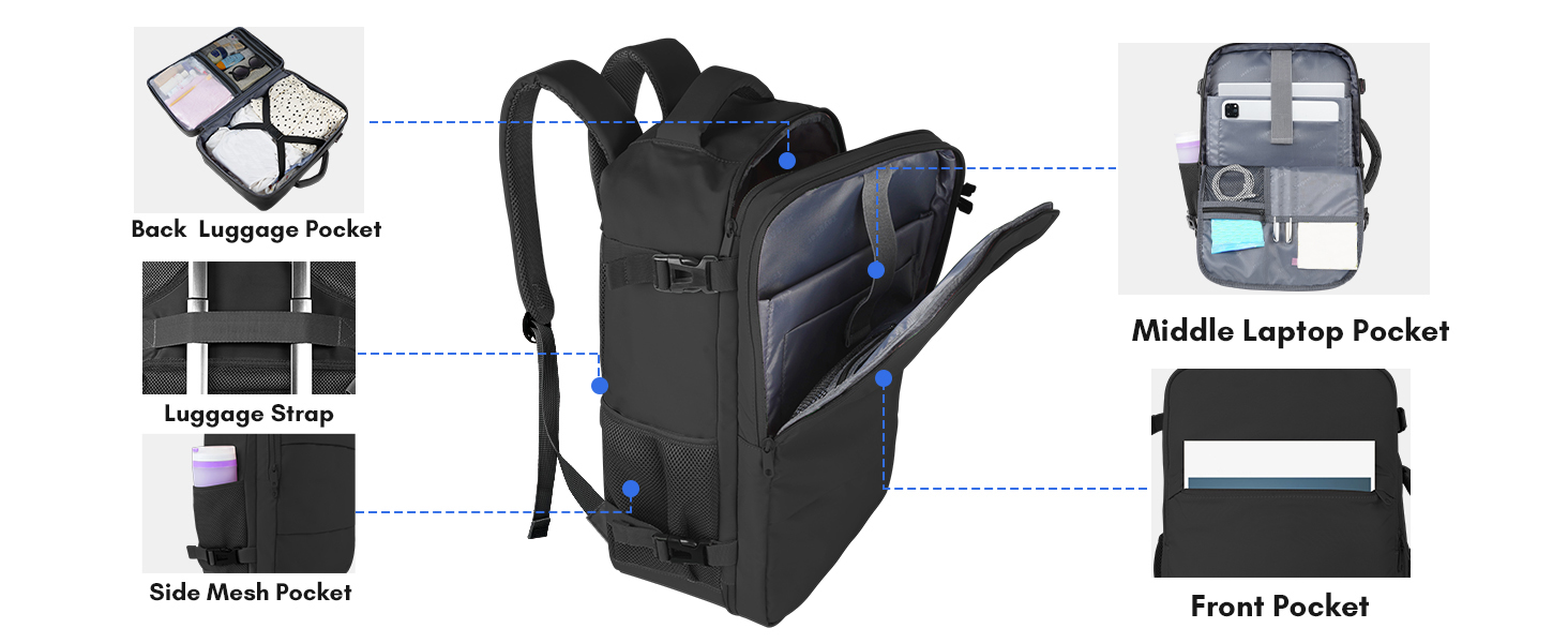 Carry on backpack