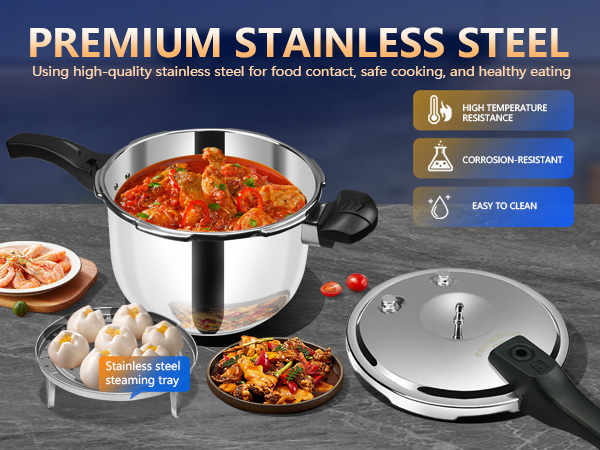 pressure cooker 6 8 10 12qt+;stainless steel pressure cooker ;ressure cooker for canning?canning