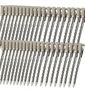 40 PCS 3.5 Inch Duck Billed Clips,Metal Alligator Curl Hair Clips with Holes for Styling, Colorin...