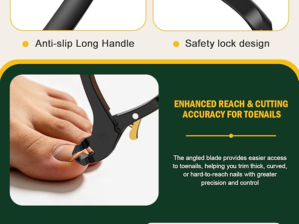 Long Handle Toenail Clippers
