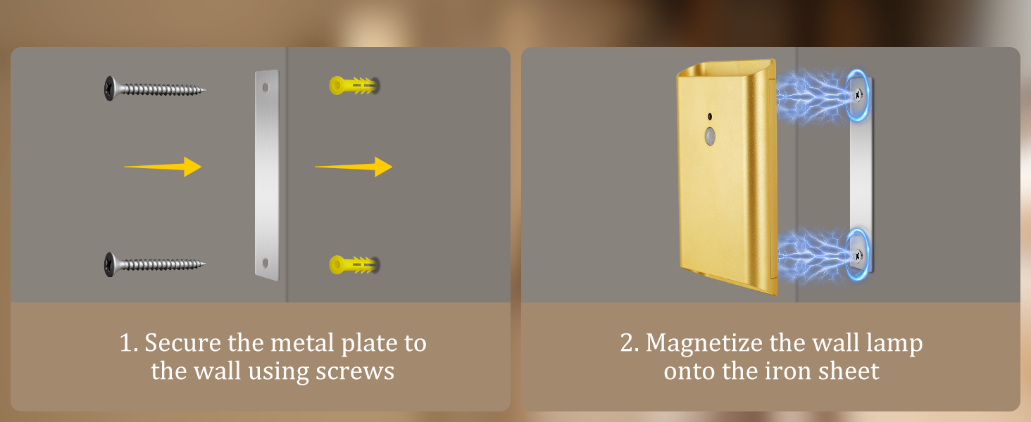 Battery wall light
