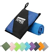 ZIUDBOC Microfiber Travel Towel, Soft Lightweight Quick Dry Towel, Super Absorbent Compact Travel...